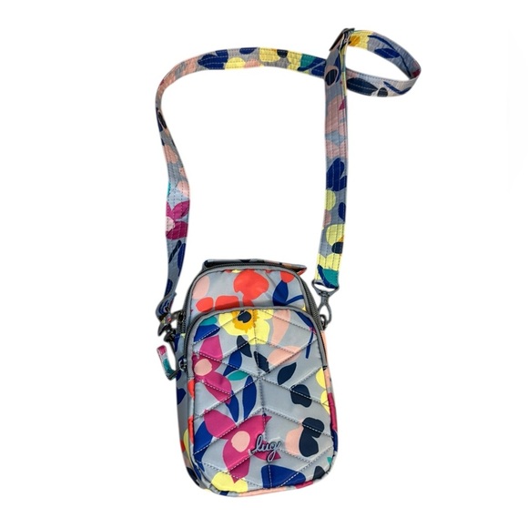 Lug Floral Quilted Skeeter Mini Convertible Crossbody Bag - Picture 1 of 7